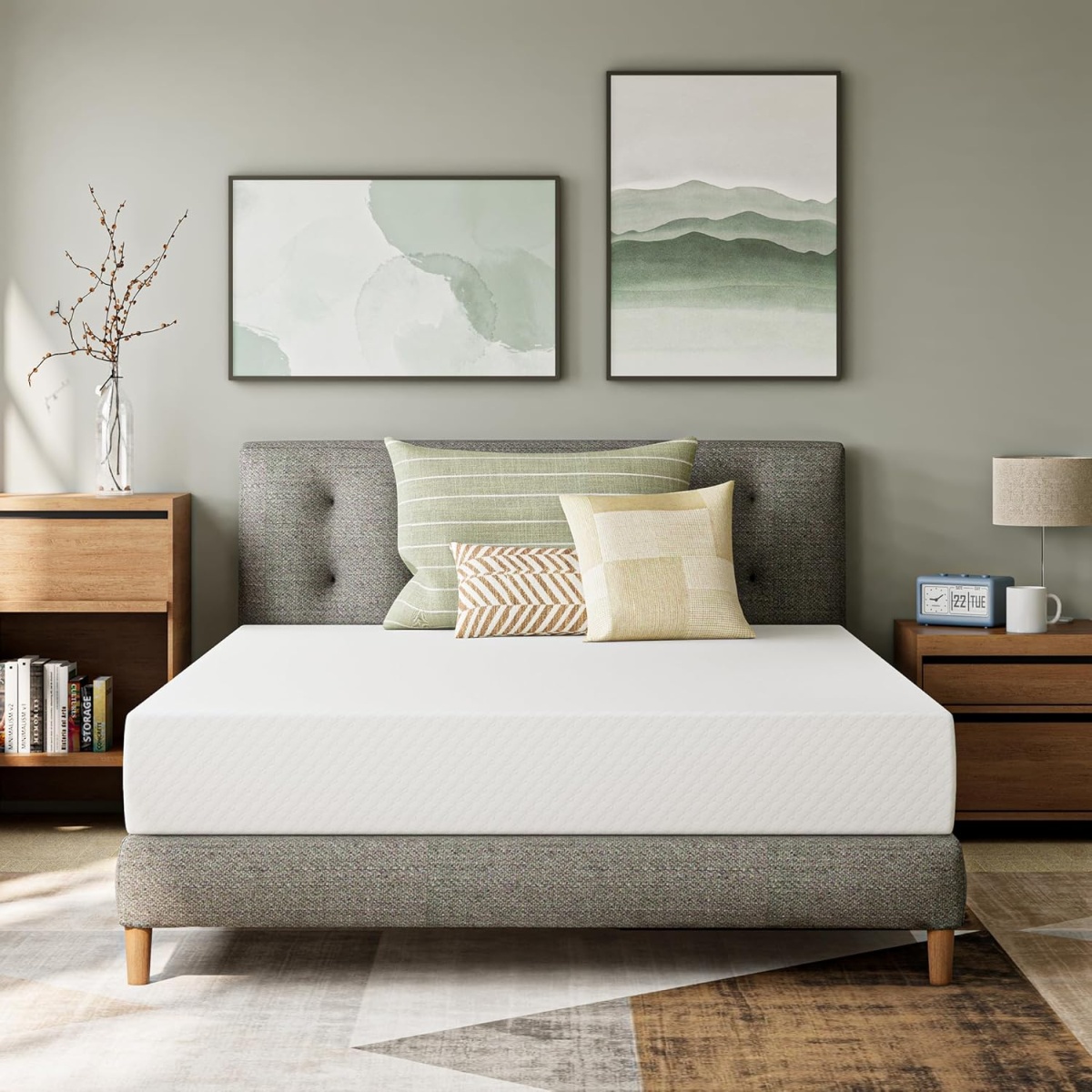 GAESTE 8 Inch Full Cooling Gel Memory Foam Mattress